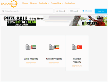 Tablet Screenshot of bazaarmix.com